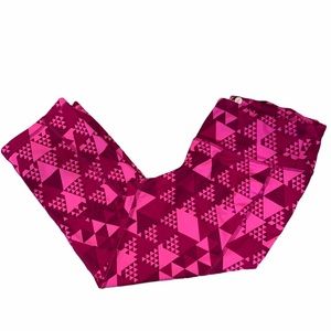 Old Navy active graphic capris legging pink large
